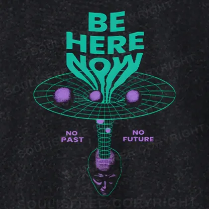 Here Now Basic Washed T-shirt