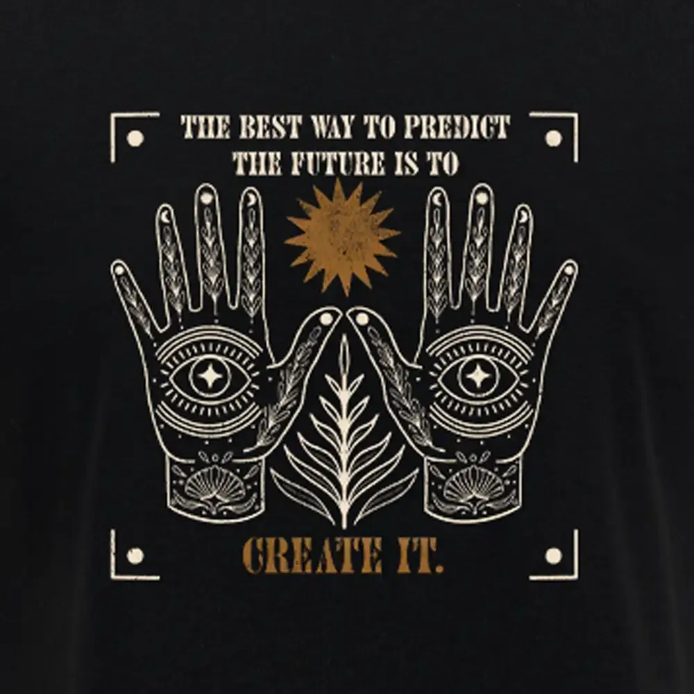 Creating The Future Block Raglan Long Sleeve Crop Top