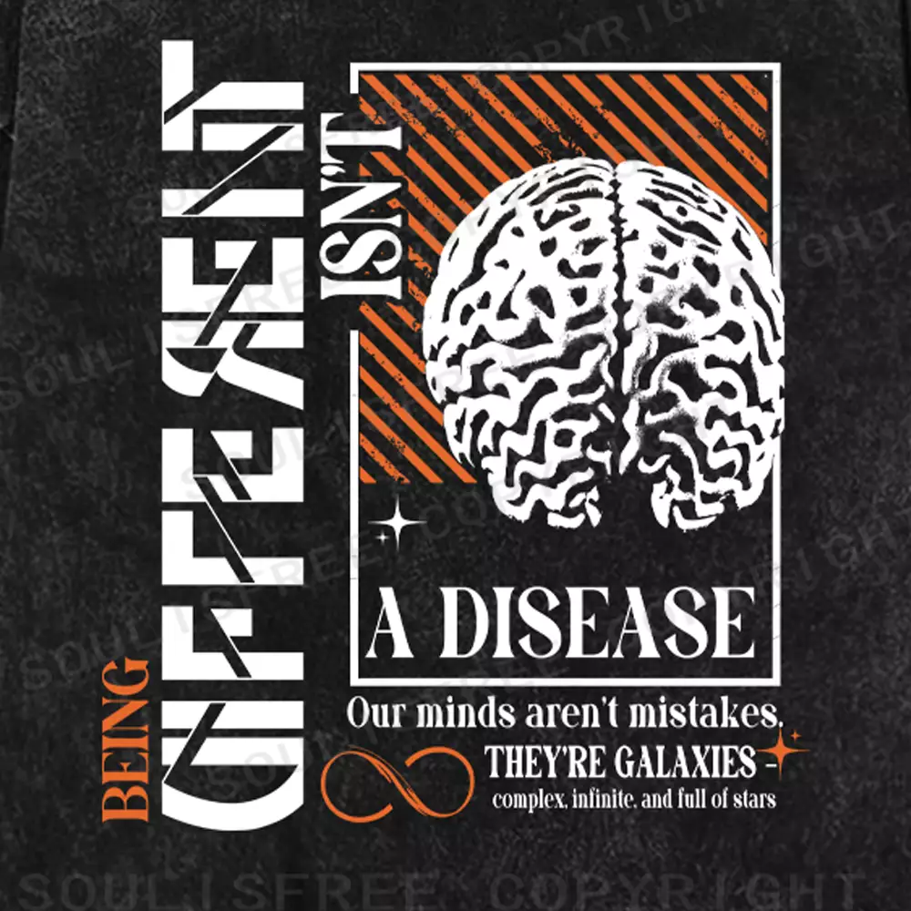 BEING DIFFERENT ISN’T A DISEASE Washed T-shirt