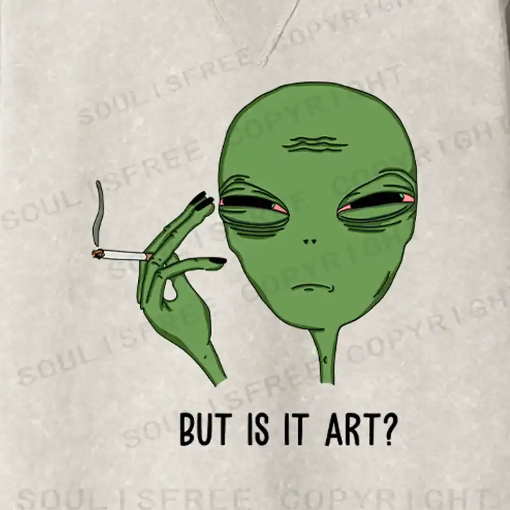 Is It Art Fit Washed Sweatshirt