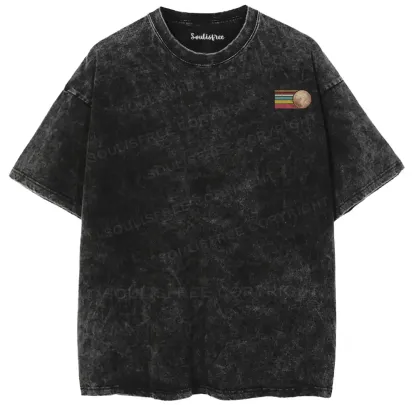 Never Forget Pluto Washed Space T-shirt