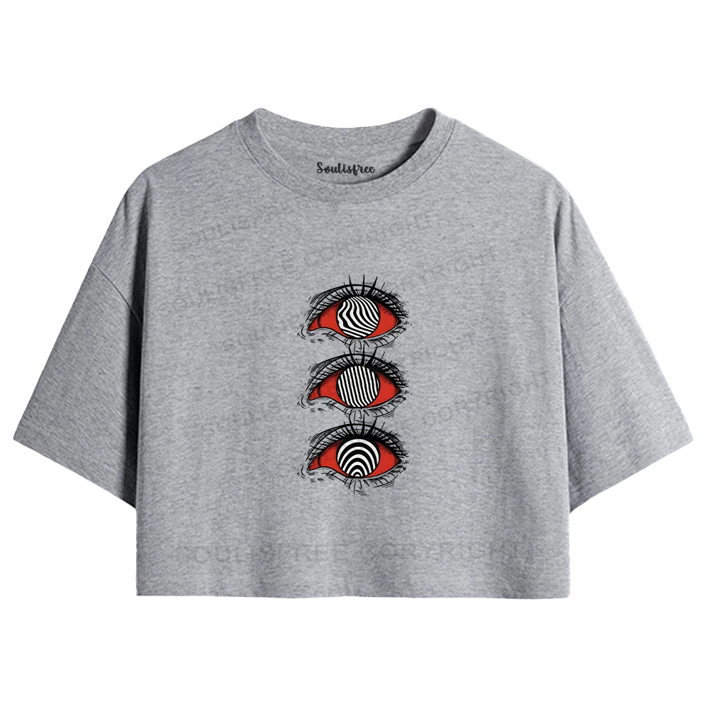 Psychedelic Eye Crop Top