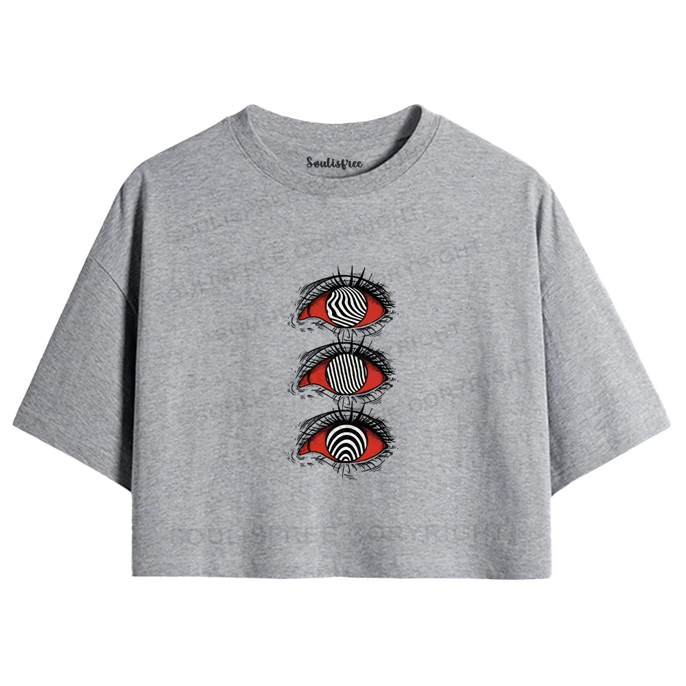 Psychedelic Eye Crop Top