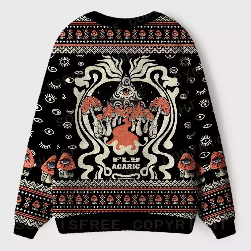 Magic Pyramid Ugly Cardigan Sweaters