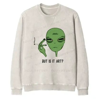 Is It Art Fit Washed Sweatshirt