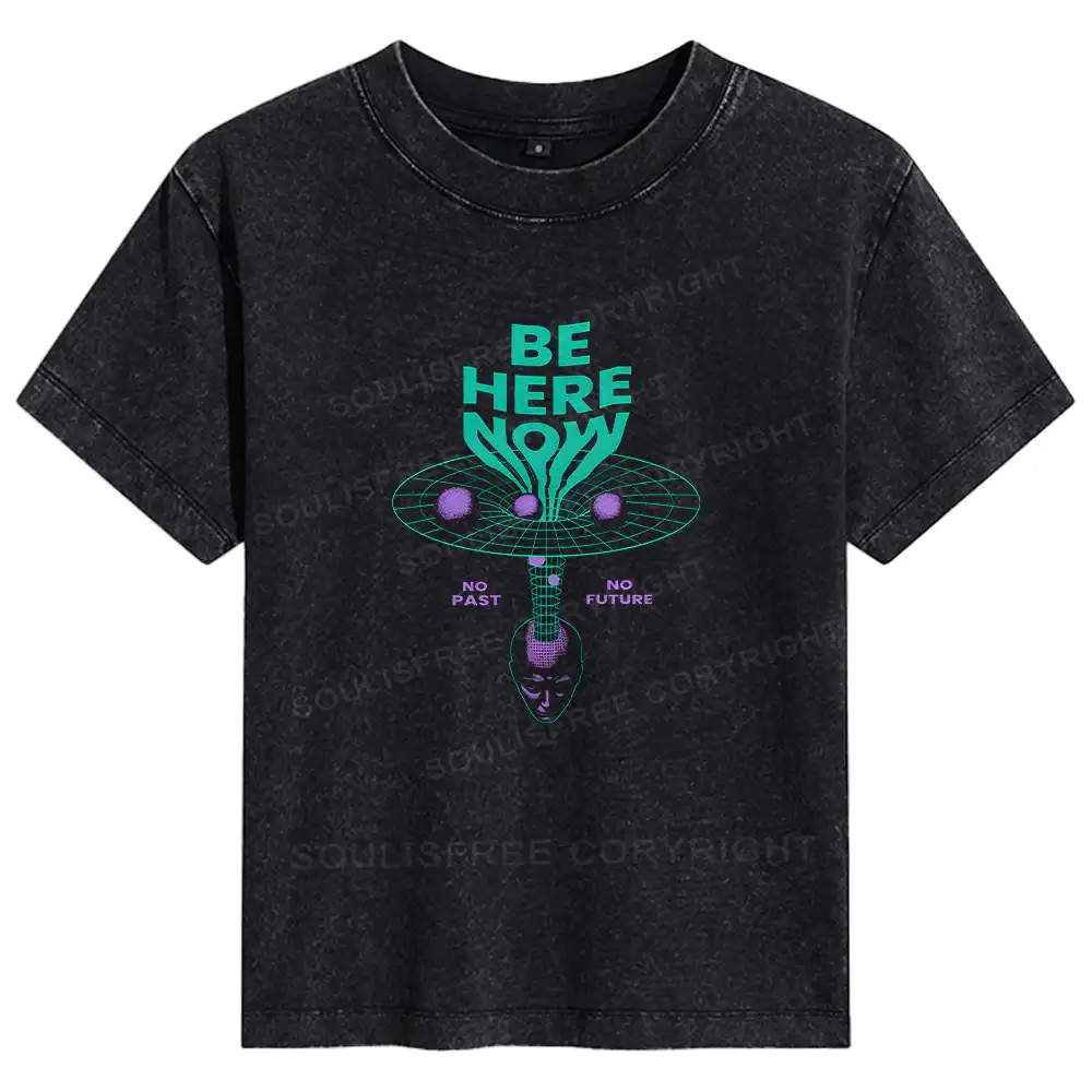 Here Now Basic Washed T-shirt