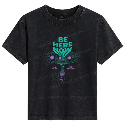 Here Now Basic Washed T-shirt