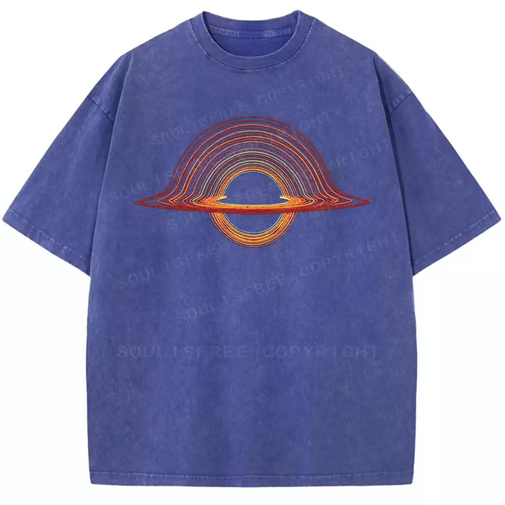 Planet Aperture Washed Space T-shirts