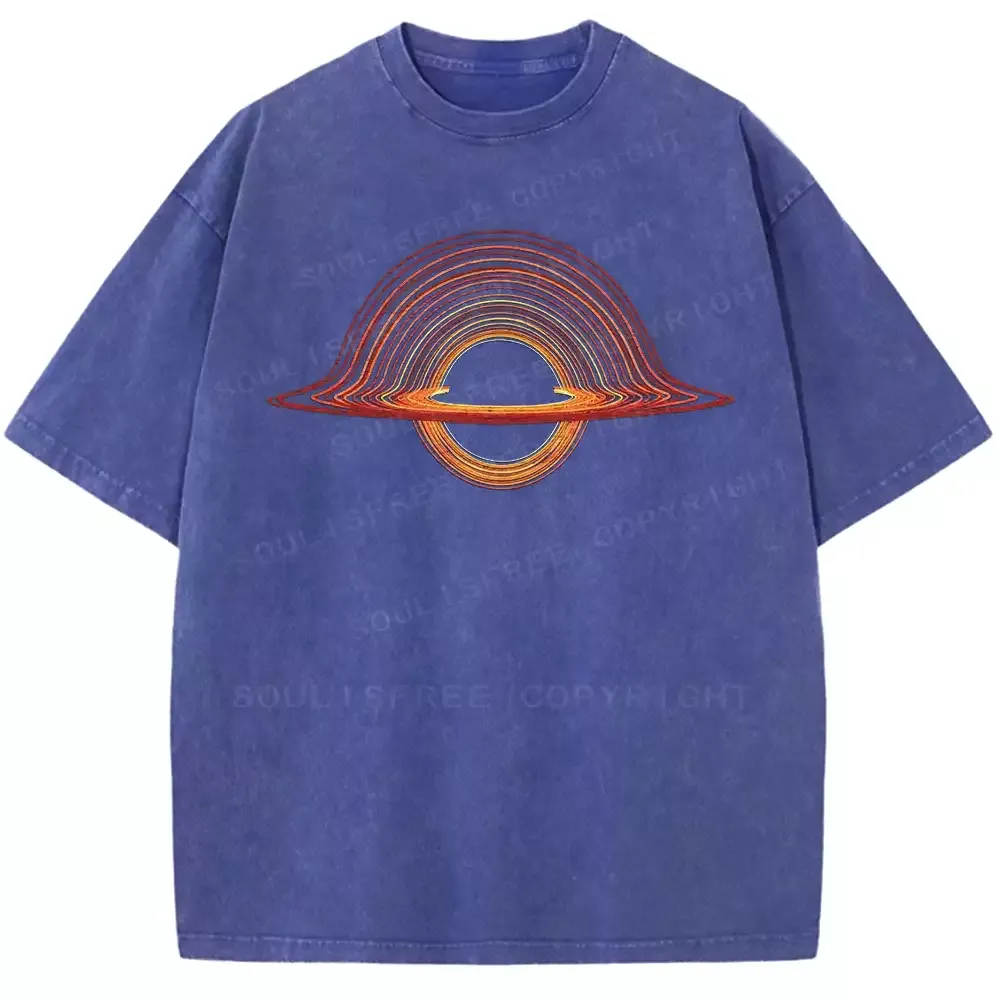 Planet Aperture Washed Space T-shirts