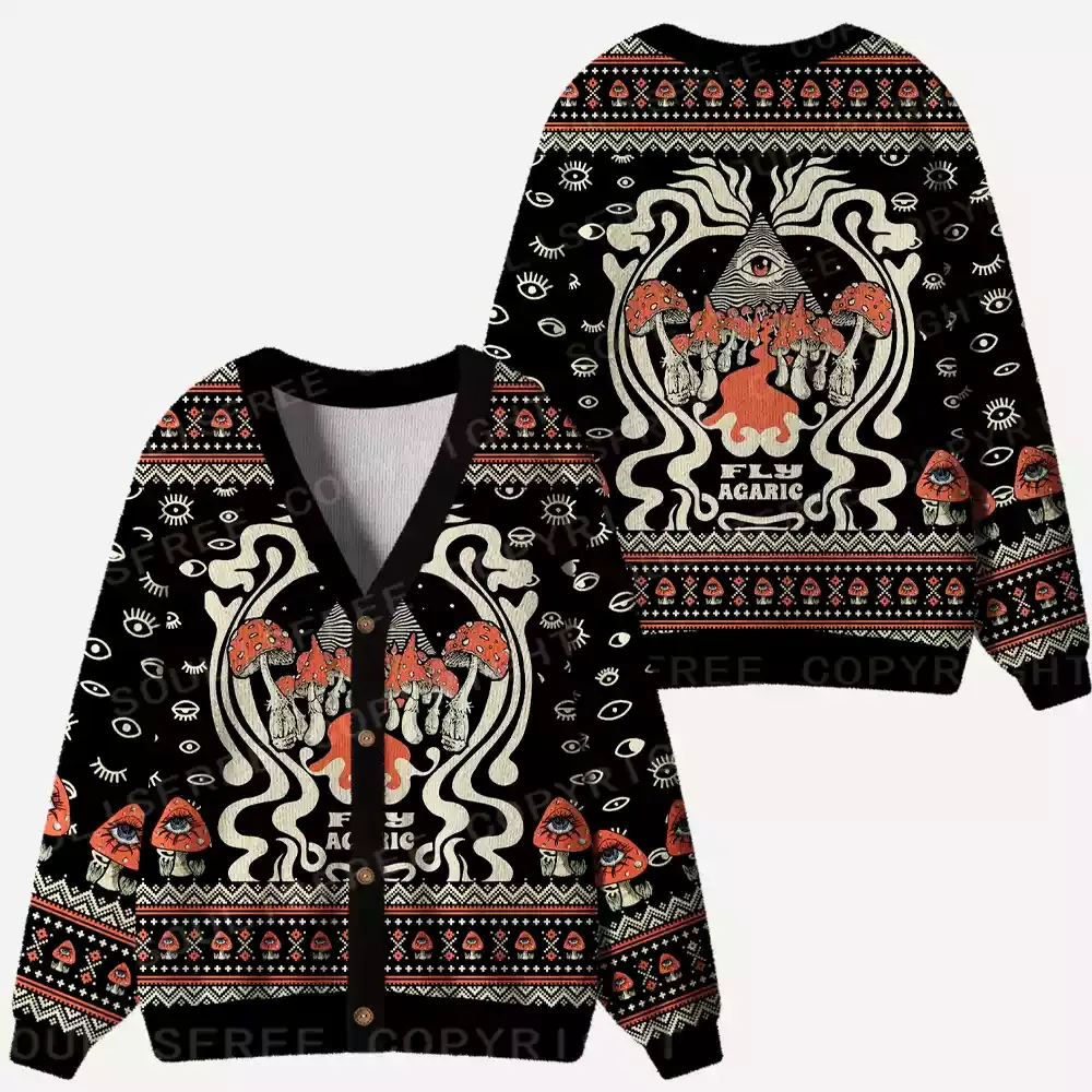Magic Pyramid Ugly Cardigan Sweaters