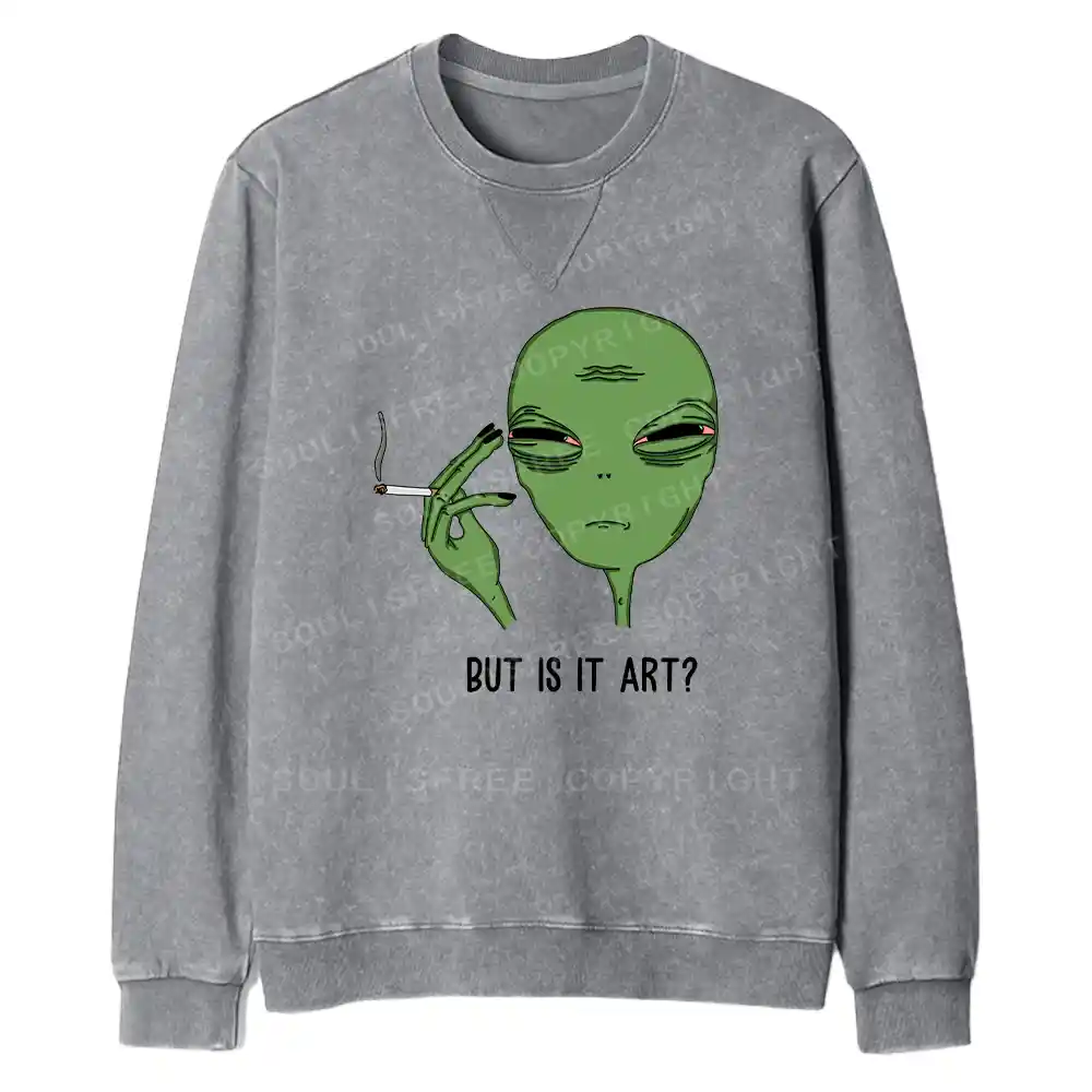 Is It Art Fit Washed Sweatshirt