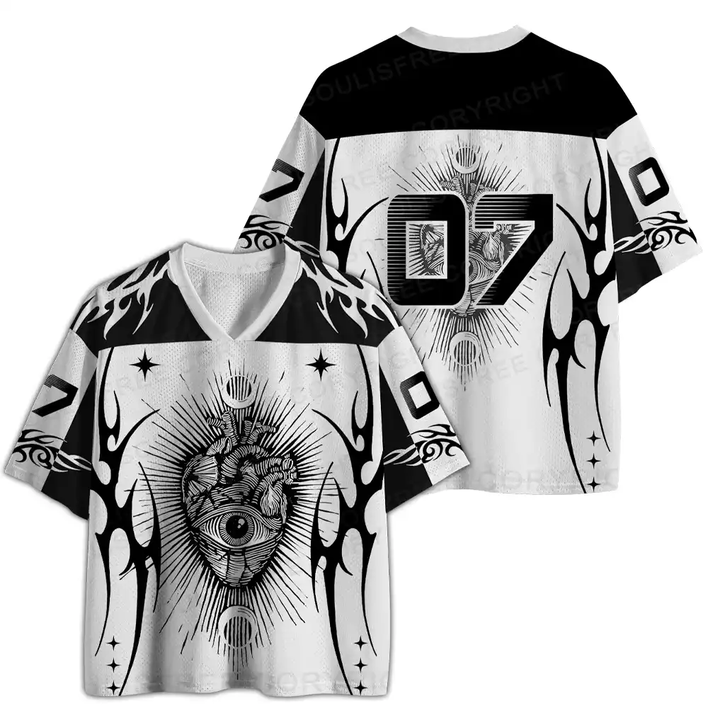 Sacred Eye Heart Totem Mesh Jersey
