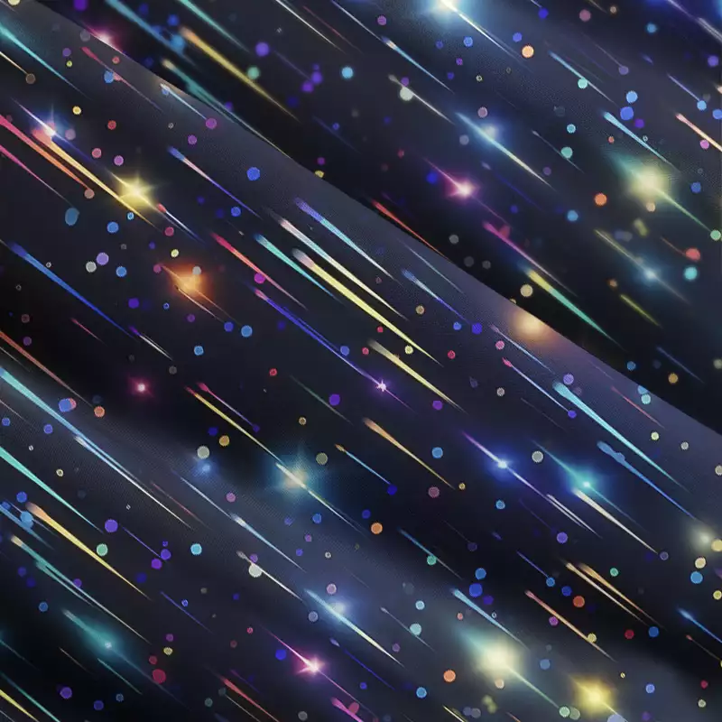 Soulisfree Neon Meteor Shower Galaxy Boho Maxi Dress
