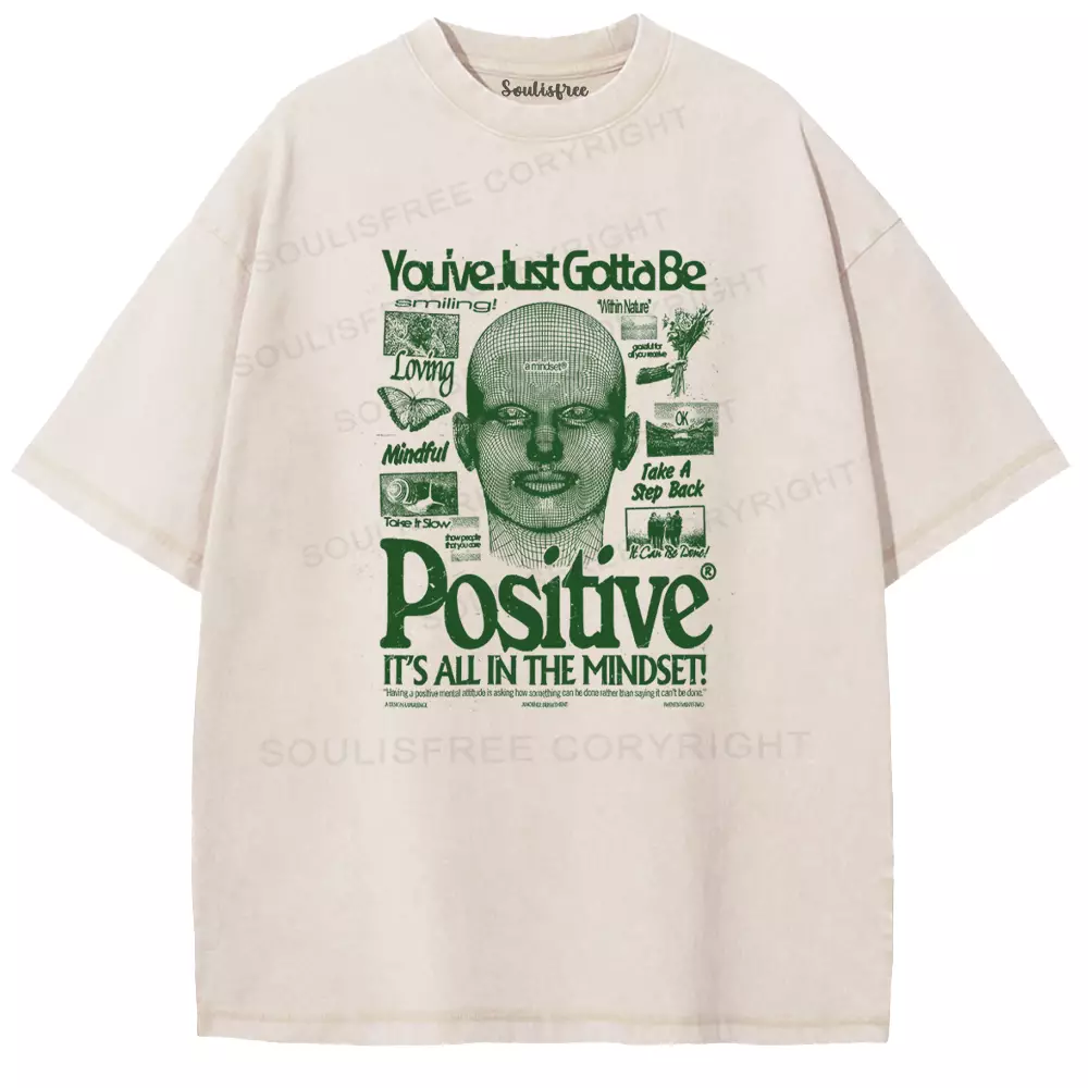 You've Just Gotta Be Smiling Washed T-shirt