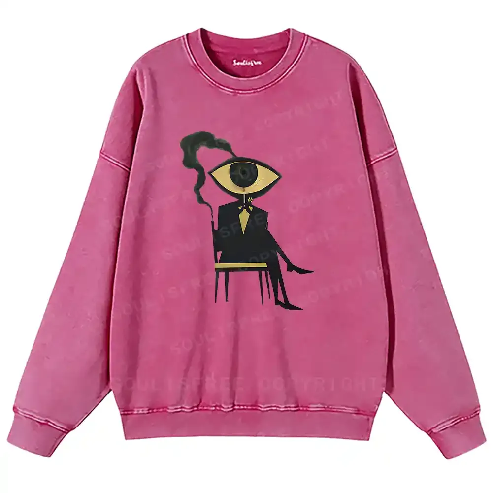 Visionary Figure Washed Sweatshirts