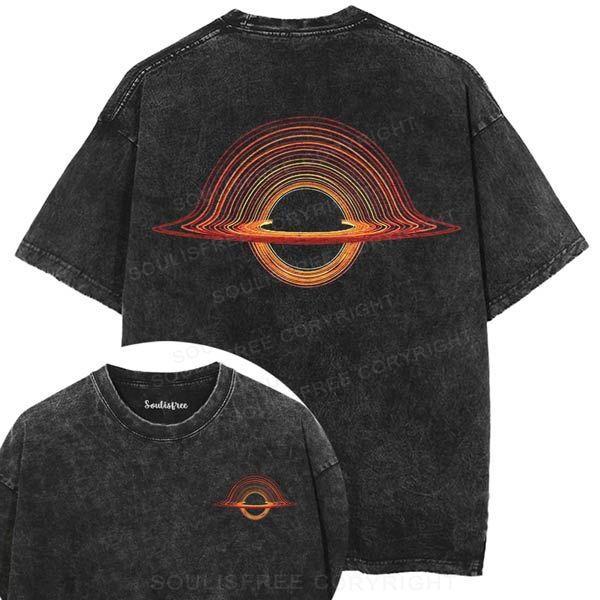 Planet Aperture Washed Space T-shirts