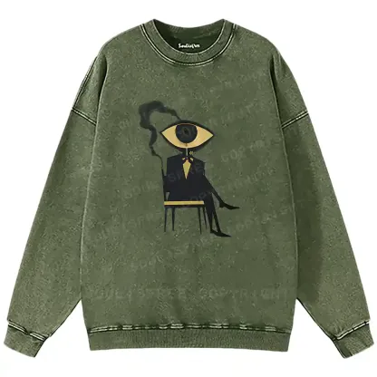 Visionary Figure Washed Sweatshirts