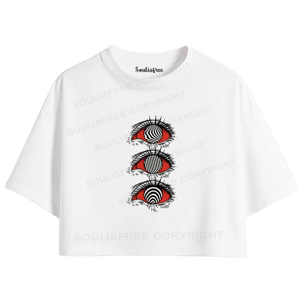Psychedelic Eye Crop Top