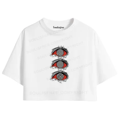 Psychedelic Eye Crop Top