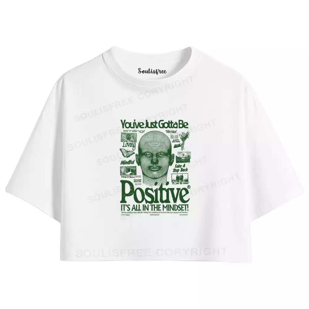 You've Just Gotta Be Smiling Crop Top