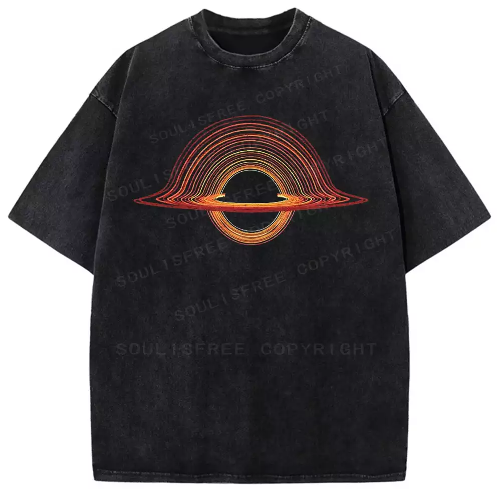 Planet Aperture Washed Space T-shirts