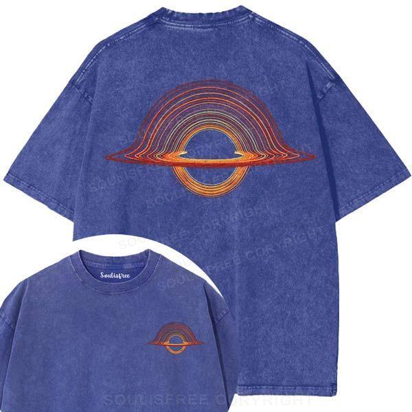 Planet Aperture Washed Space T-shirts