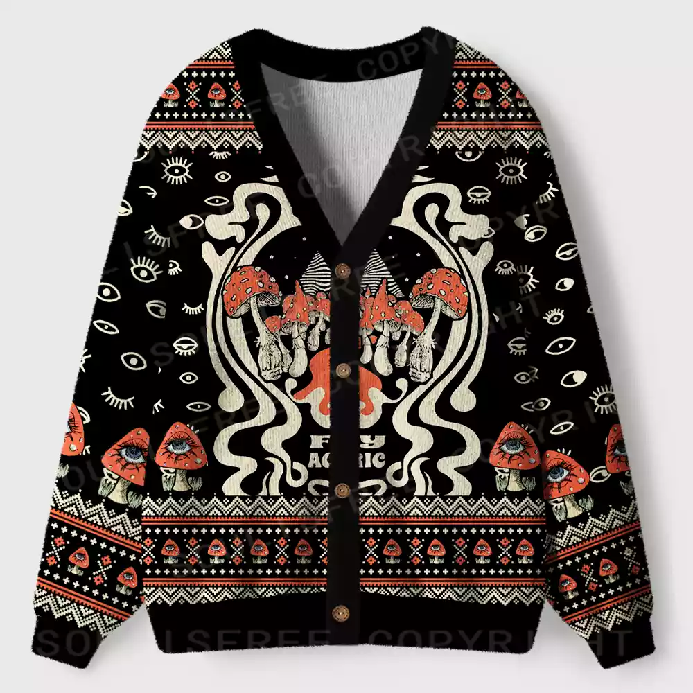 Magic Pyramid Ugly Cardigan Sweaters