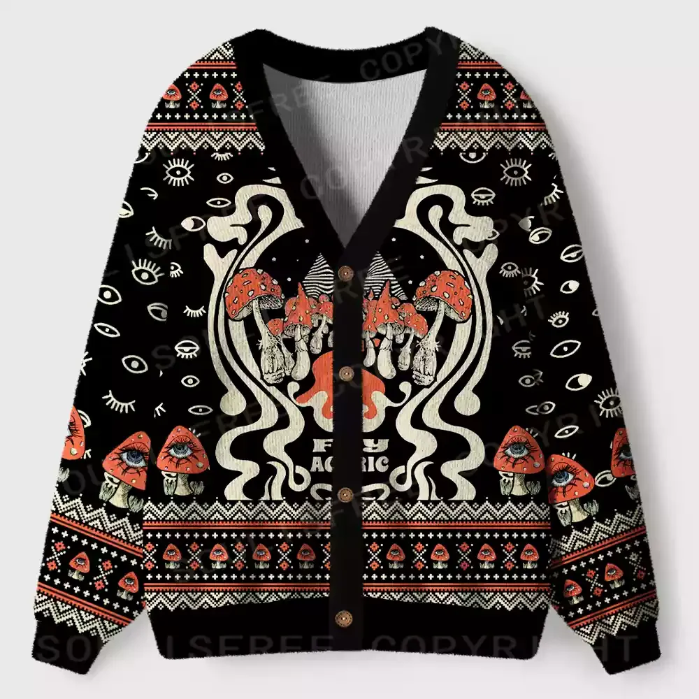 Magic Pyramid Ugly Cardigan Sweaters