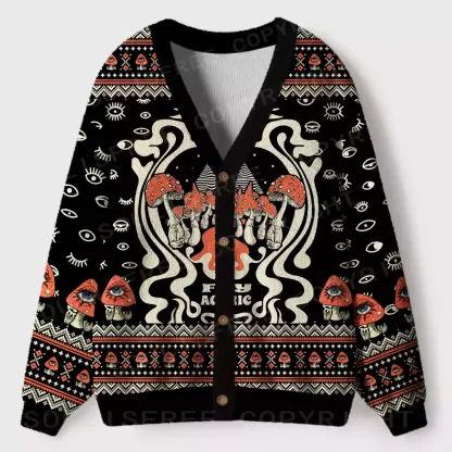 Magic Pyramid Ugly Cardigan Sweaters