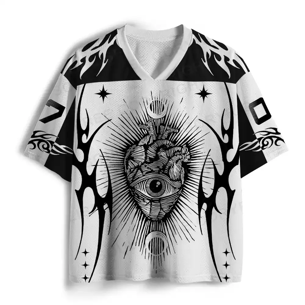 Sacred Eye Heart Totem Mesh Jersey