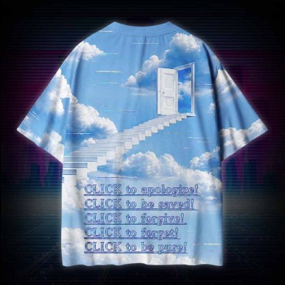 Soulisfree  CLICK TO ASCEND  Cotton Tee