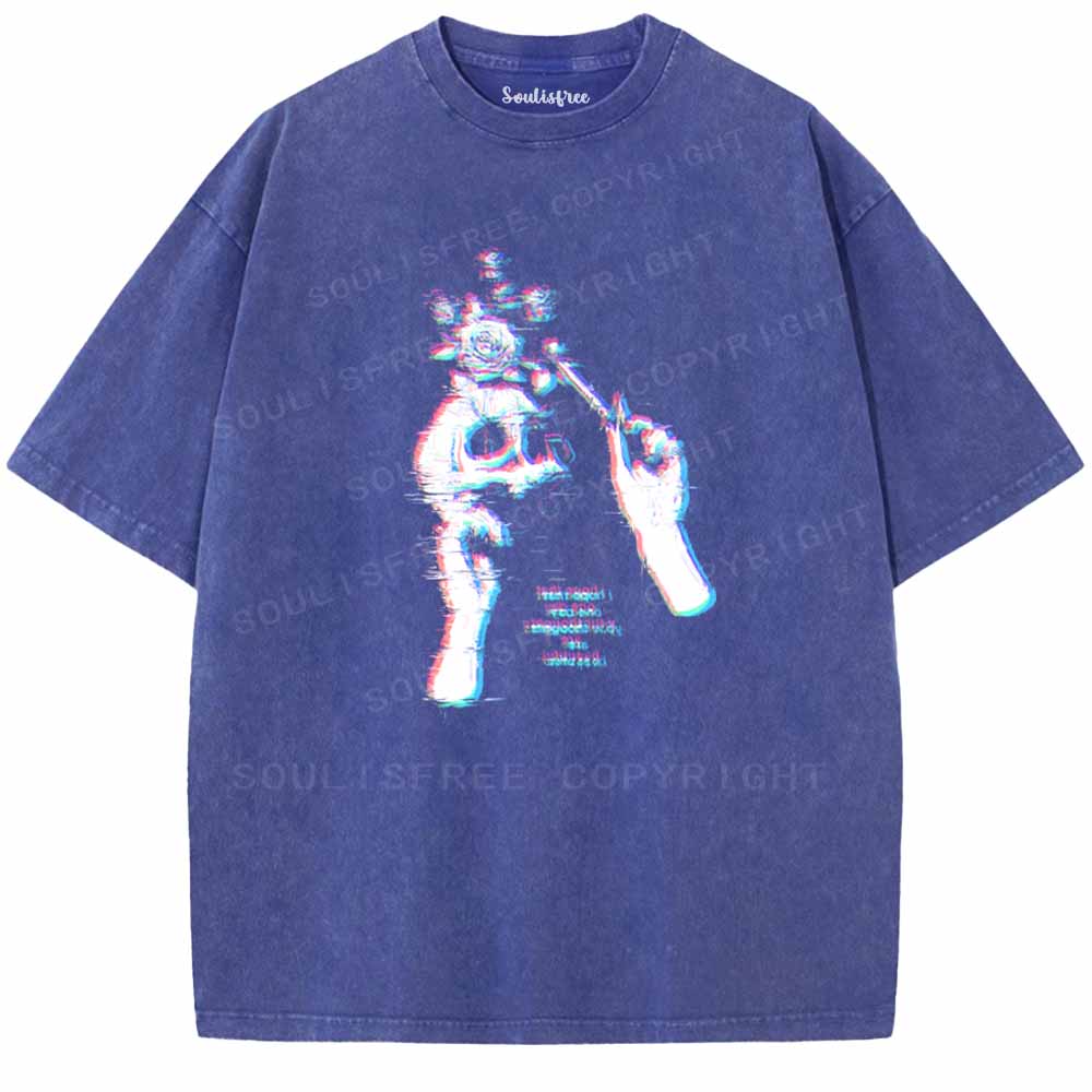 Soulisfree Beauty Blooms Within Bone Washed Tee