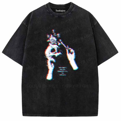 Soulisfree Beauty Blooms Within Bone Washed Tee