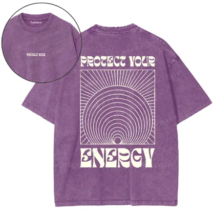 Energy Aura Washed T-shirt