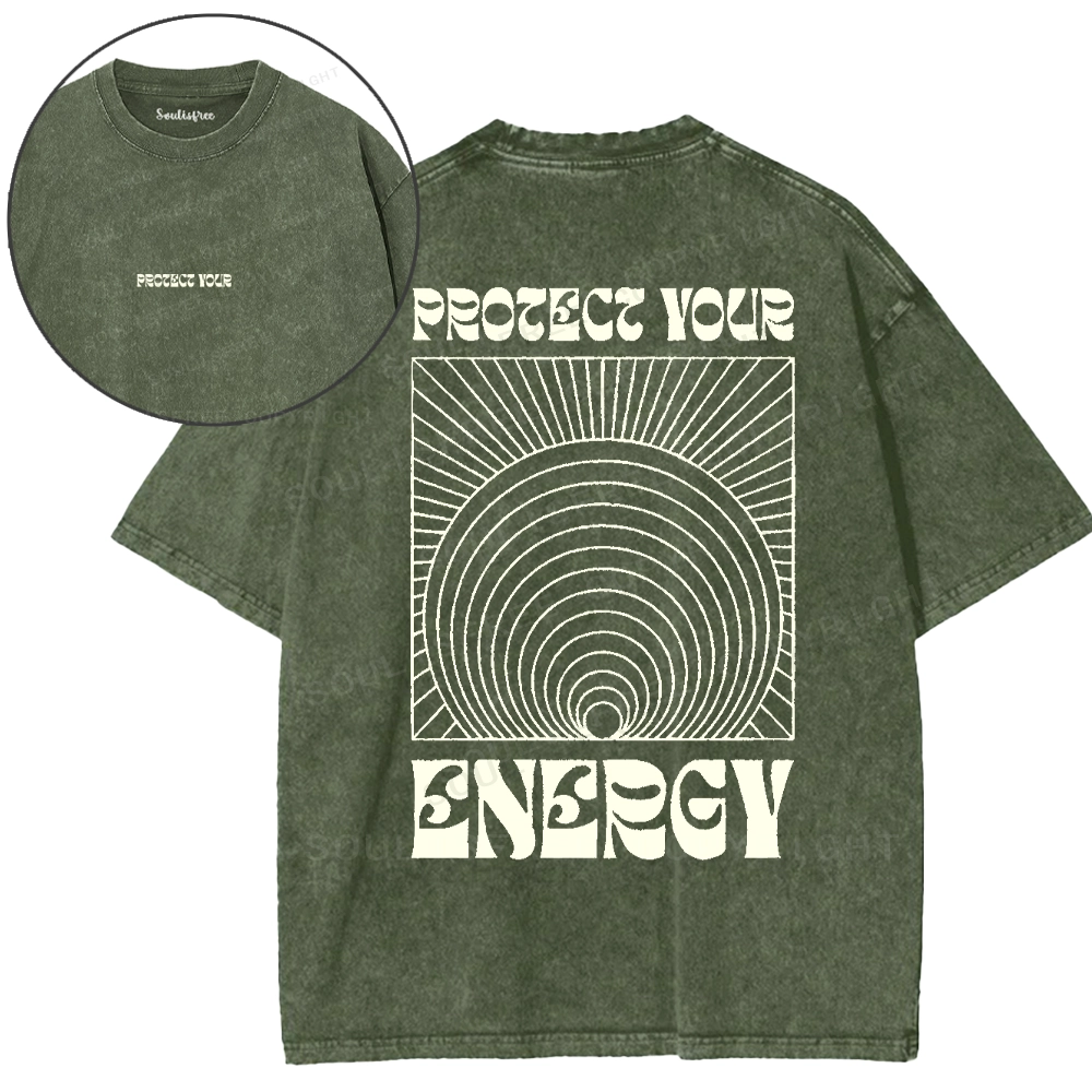 Energy Aura Washed T-shirt