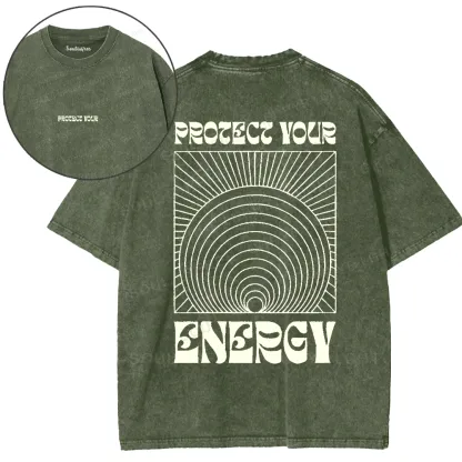 Energy Aura Washed T-shirt