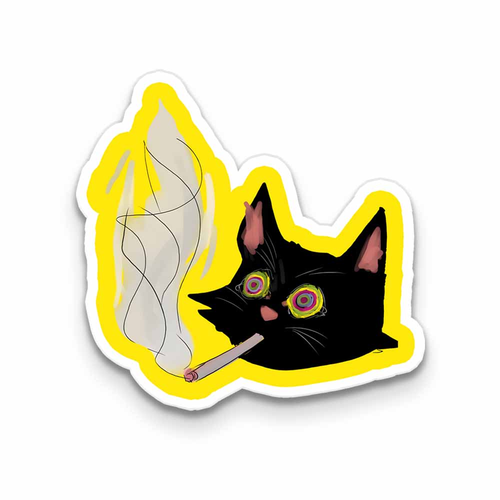 A Smoking Person 1PCS Stickers