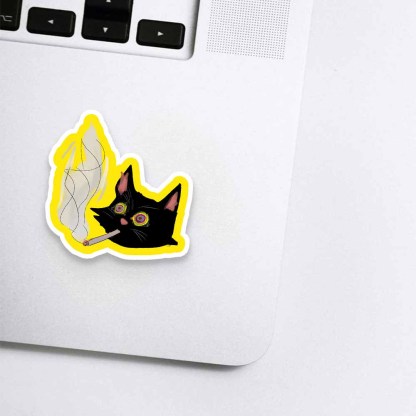 A Smoking Person 1PCS Stickers