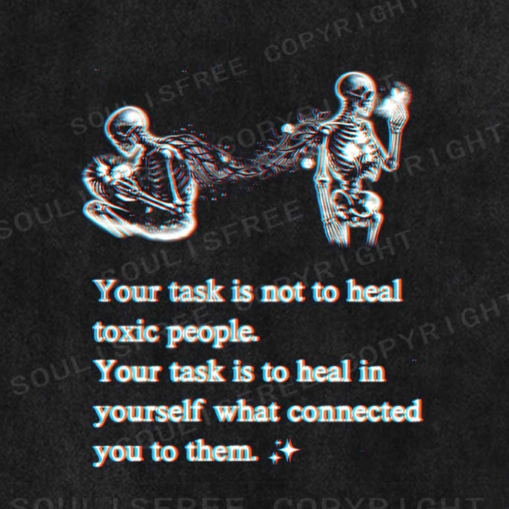 Soulisfree  HEAL IN YOURSELF Washed Tee