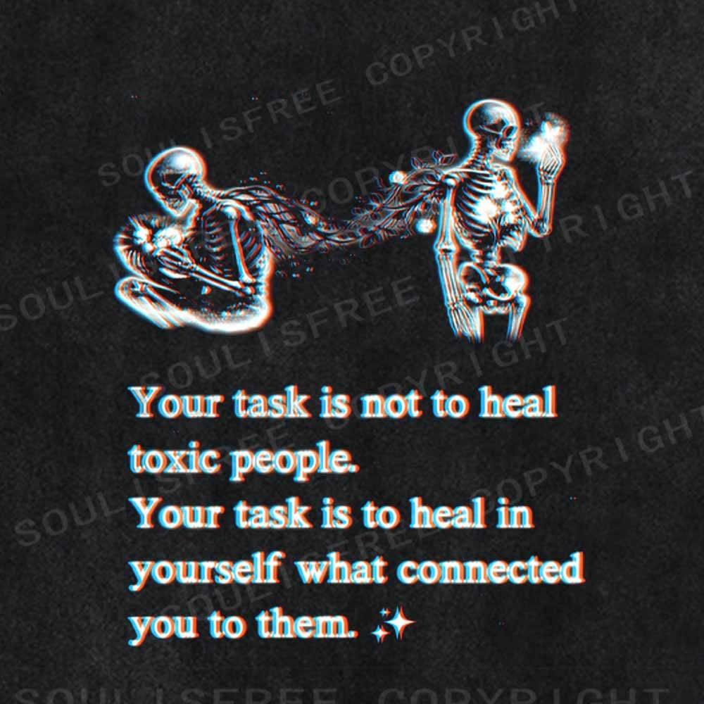 Soulisfree  HEAL IN YOURSELF Washed Tee
