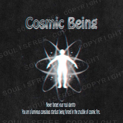 Soulisfree  Cosmic Being Washed Tee