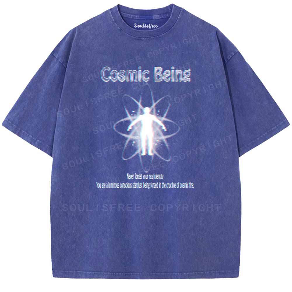 Soulisfree  Cosmic Being Washed Tee