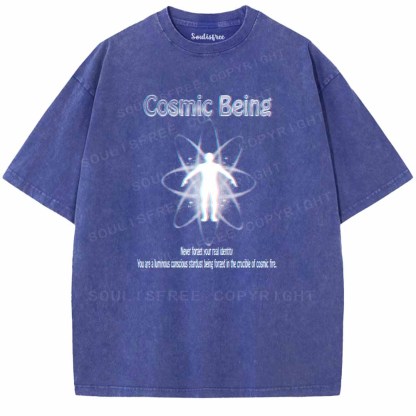 Soulisfree  Cosmic Being Washed Tee