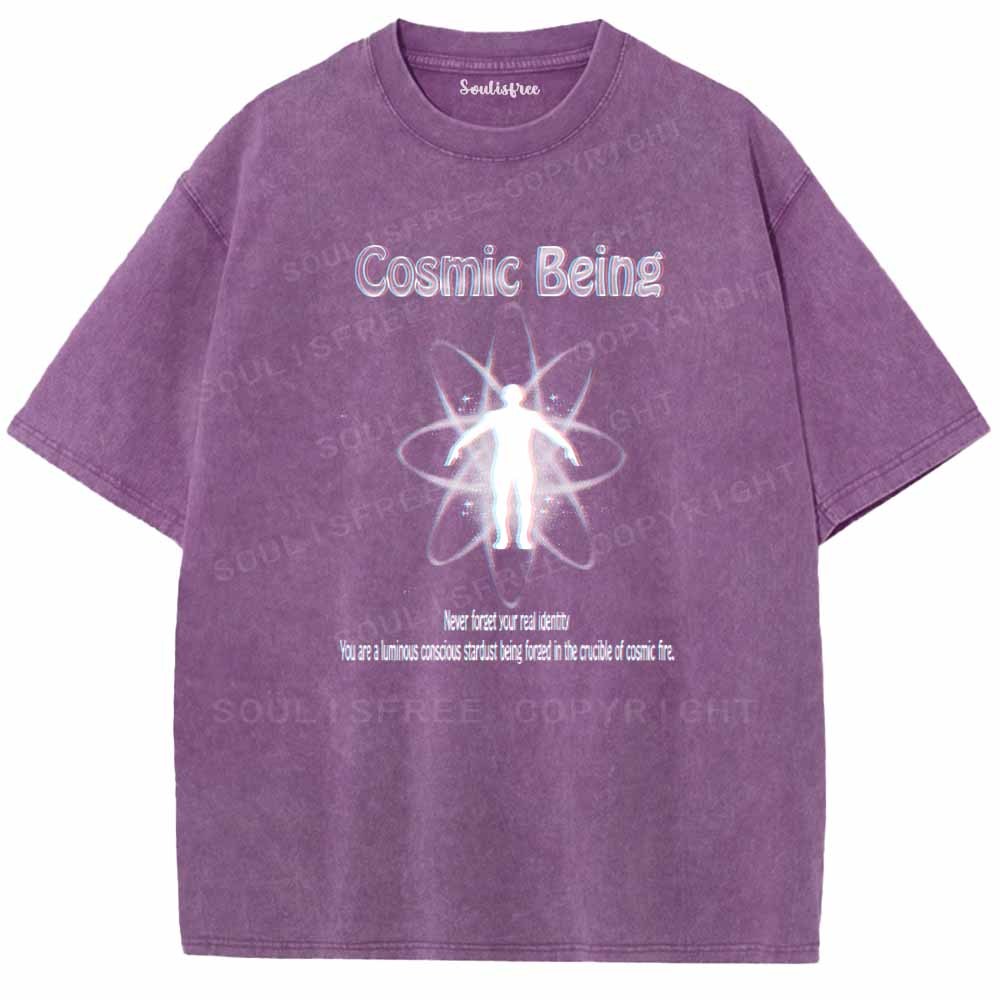 Soulisfree  Cosmic Being Washed Tee