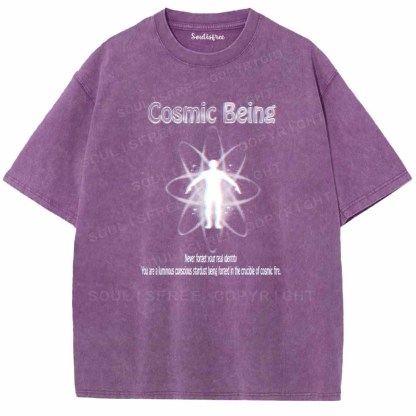 Soulisfree  Cosmic Being Washed Tee