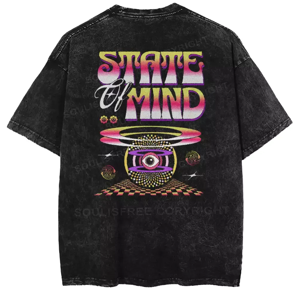STATE OF MIND Washed T-shirt