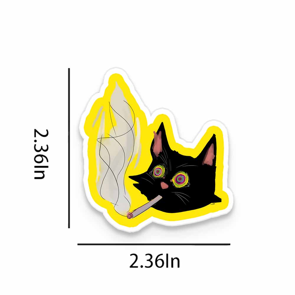 A Smoking Person 1PCS Stickers