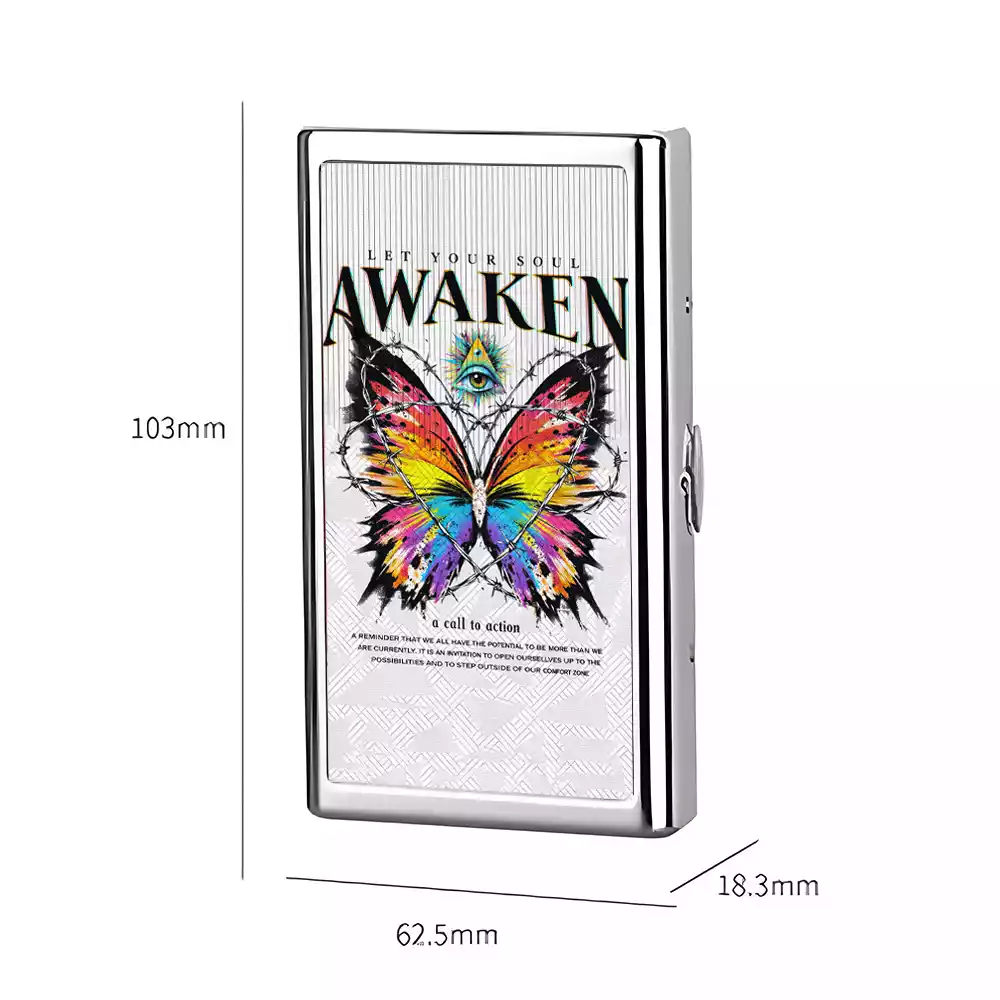 Soulisfree Let Your Soul Awaken Metal Pocket Case
