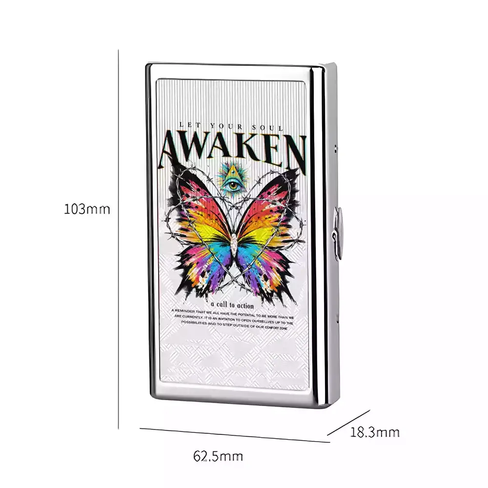 Soulisfree Let Your Soul Awaken Metal Pocket Case