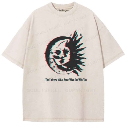 Soulisfree When Our Orbits Align Washed Tee